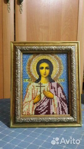 Икона из бисера 