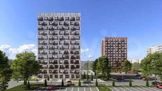 2-к. квартира, 51,5 м², 1/13 эт.