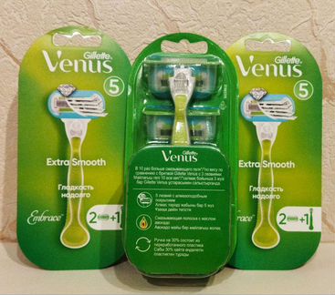 Gillette Venus Embra гель/ 2 кассеты