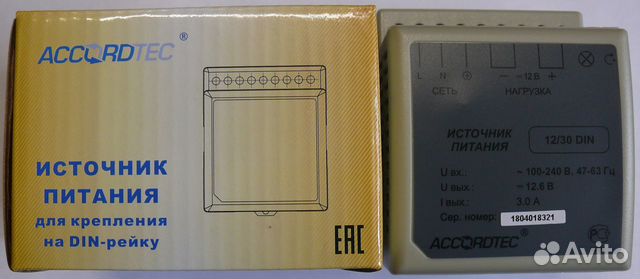 Блоки питания AccordTec и Mean Well