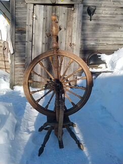 Прялка деревянная старинная