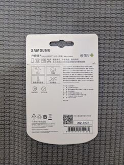 Карта памяти MicroSD Samsung EVO Plus 128 Gb Новая