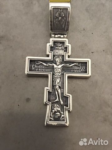 Большой серебряный крест