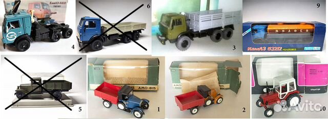 Модели автомобилей 1:43 СССР