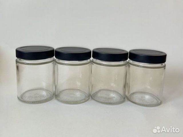 Банки стеклянные для свечей с крышками