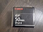 Объектив Canon ef 50mm f/1.8 II объявление продам