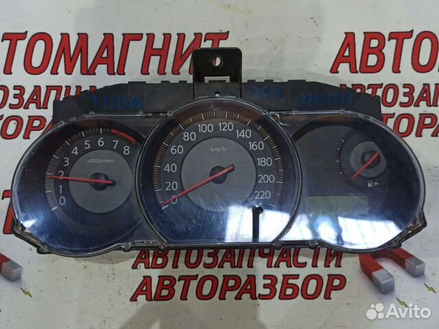 Панель приборов ниссан тиида