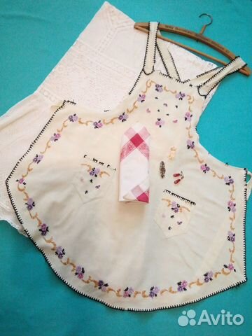 Старинный немецкий текстиль/брошки