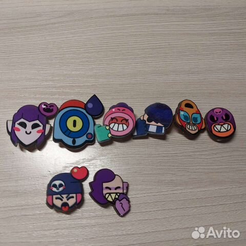 Значки Brawl Stars на булавке купить в Новосибирске | Хобби и отдых | Авито