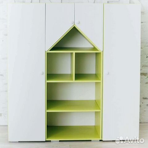 Шкаф стеллаж домик