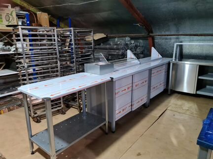 Стол производственный (купе) спкк-1500-1000