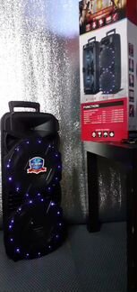 Портативная аудио система для праздников Super Bas