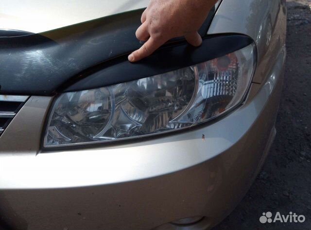 Реснички на фары для Kia Spectra