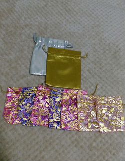 Подарочные мешочки из органзы. Цена за все