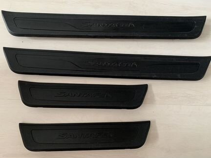 Накладки порогов Hyundai Santa Fe DM