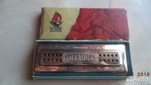 Губная гармошка двусторонняя олимпия гемания