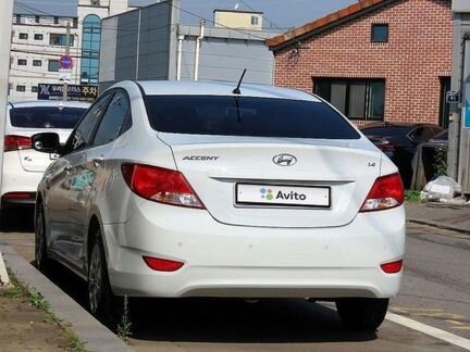 Hyundai Accent 1.4 AT, 2017, 56 300 км