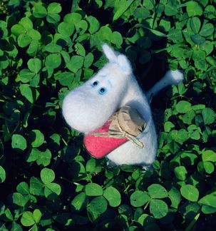 Валяная игрушка Муми тролль коллекционная