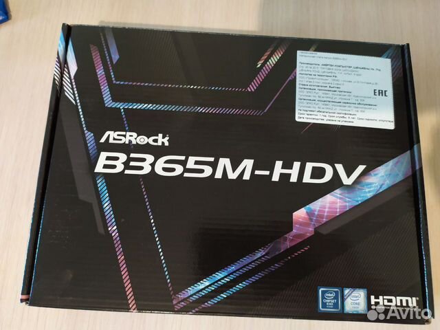 Материнская плата ASRock B365M-HDV купить в Санкт-Петербурге ...