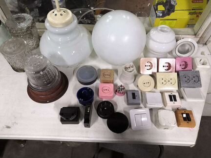 Розетки и выключатели СССР