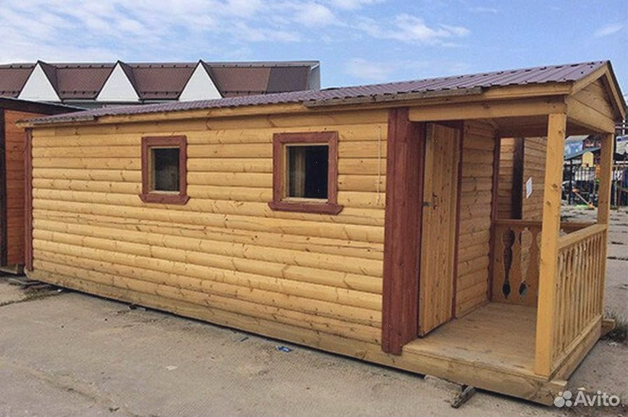 Бытовки с крыльцом дачные со сборкой на участке