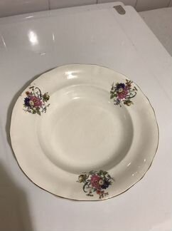 Тарелка суповая СССР, раритет, зик Конаково