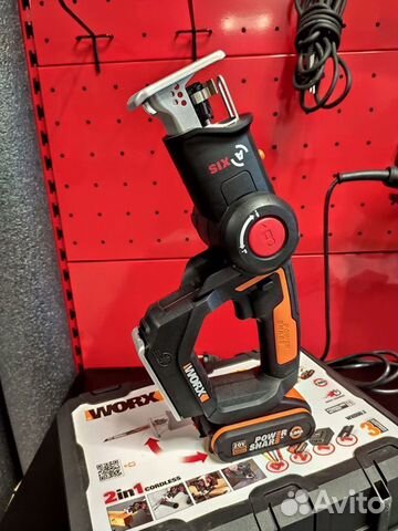 Лобзик аккумуляторный-сабельная пила worx WX550.1