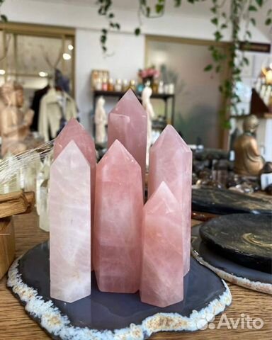 Кристалл Розовый кварц