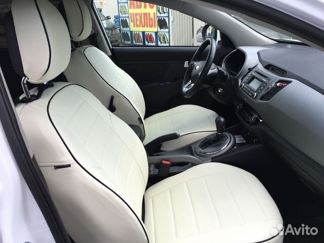 Чехлы из экокожи Автопилот KIA sportage 3 с 2010