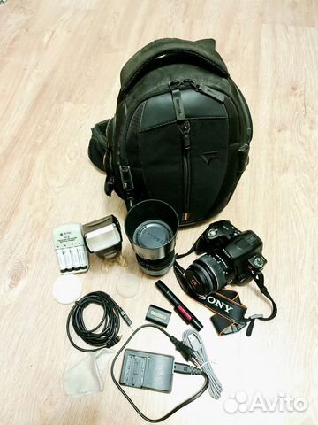 Зеркальный фотоаппарат Sony Alpha A390 + комплект