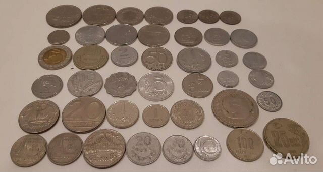Монеты мира 81 шт