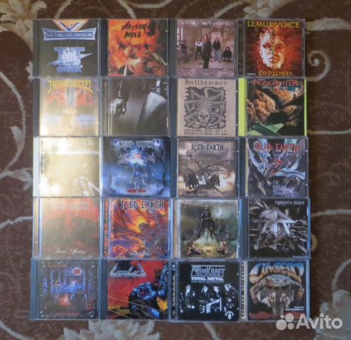 Фирменные CD heavy metal
