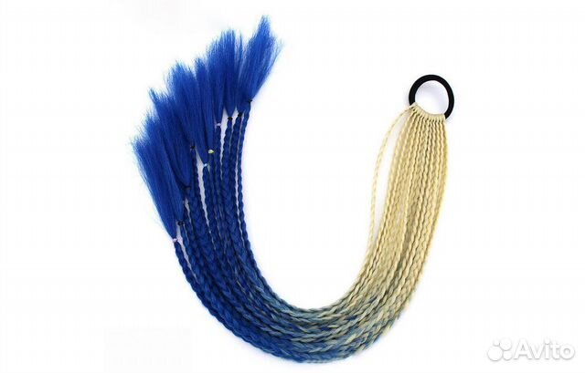 Новая резинка для волос с цветными косичками