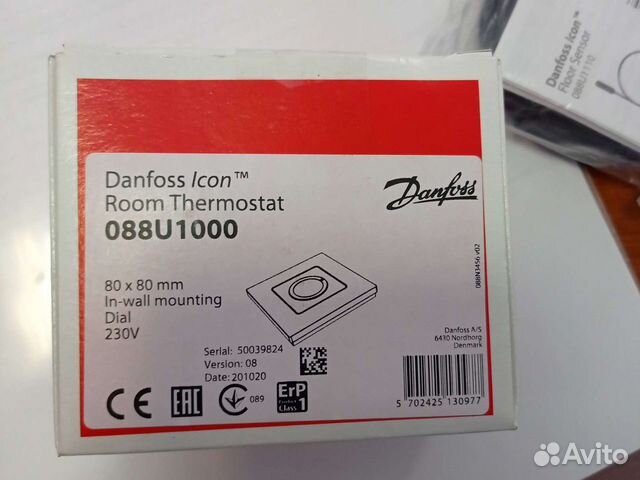 Danfoss Icon 230В термост