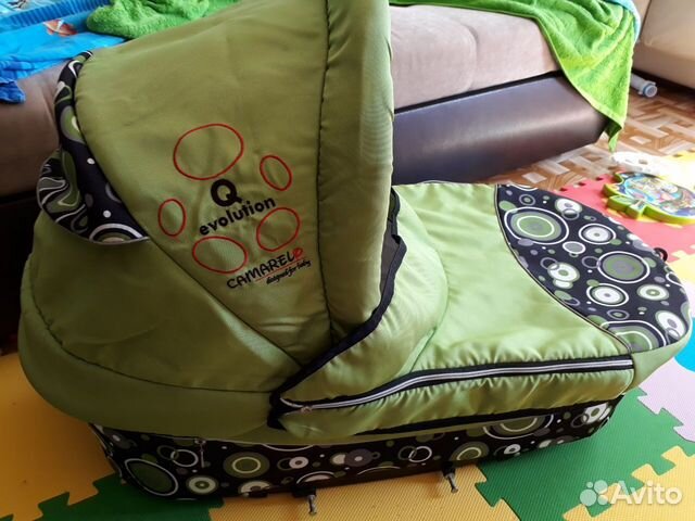 Коляска camarelo 3в1