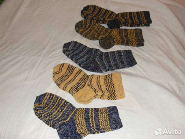 Варежки, вязаные носки, следки