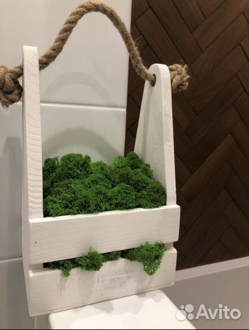 Корзина/кашпо деревянное / декор/ подарок