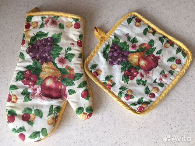 Набор для кухни: прихватка + варежка