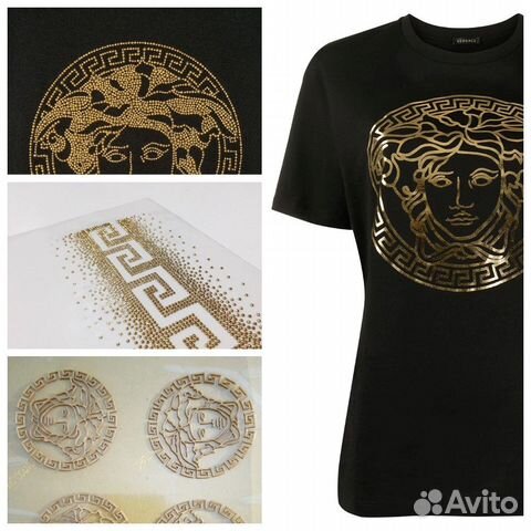 Термоаппликации стразы Versace