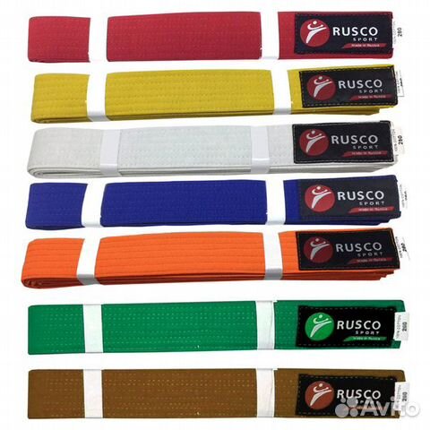 Пояса для кимоно Rusco Sport (240 см)