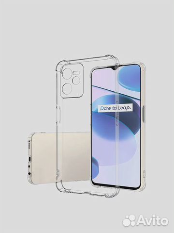 Чехол Realme C35 5G силикон/усиленный борт