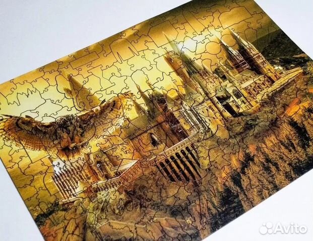 Деревянный пазл Гарри Поттер Хогвартс