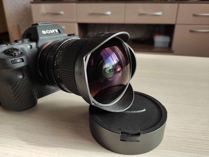 Сверхширик Fisheye JinTu 8mm F3.5 для Canon