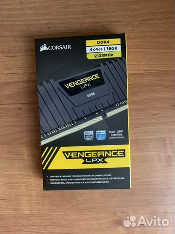 Corsair Vengeance LPX 16GB (4x4GB) DDR4 dram 2133M