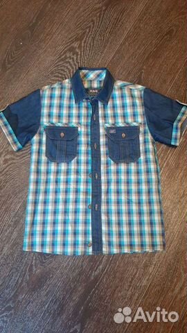 Рубашка в клетку на мальчика