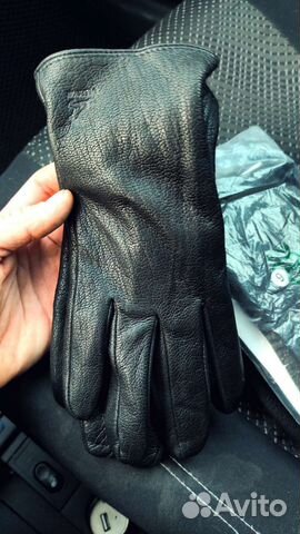 Перчатки кожаные
