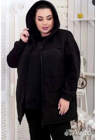 Спортивный костюм флис тройка 60-62