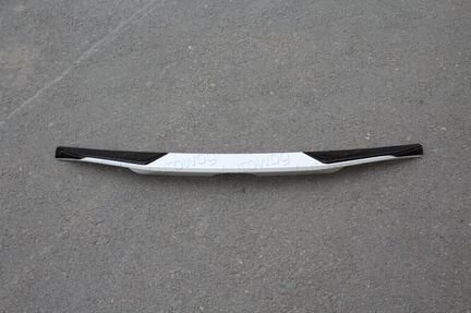 Спойлер Prado 150 / GX 460 под стекло, белый+чёрны