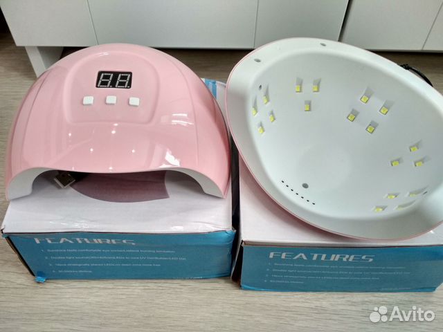 Новая led/uv лампа 36w последняя, помята коробка