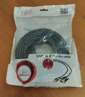 Кабель Cablexpert hdmi-DVI 10 метров
